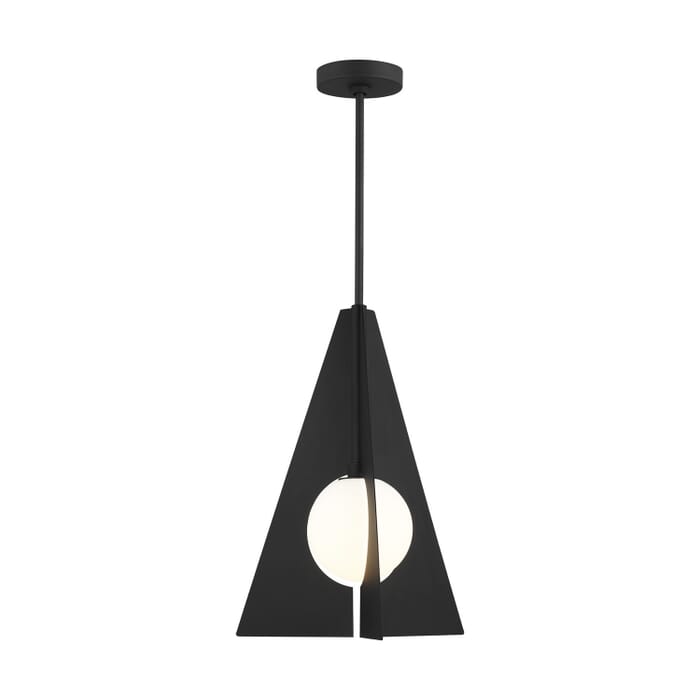 Orbel Pyramid Pendant in Nightshade Black Orbel Pyramid Pendant in Nightshade Black