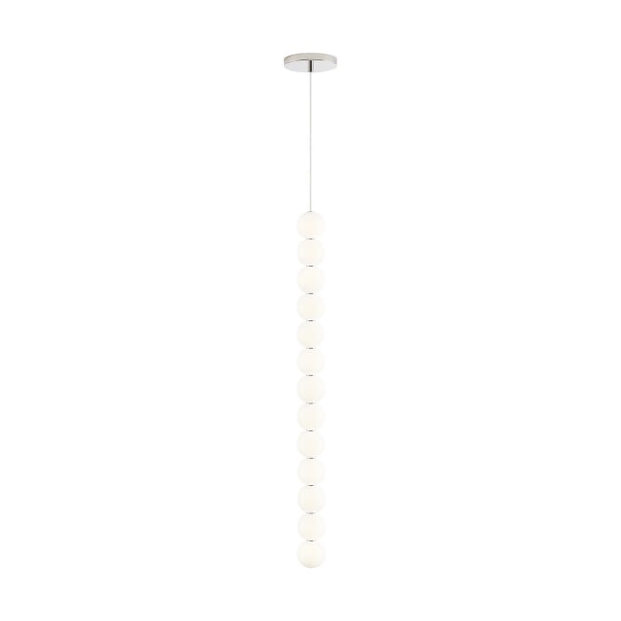Orbet 1-Light LED Pendant in Polished Nickel Orbet 1-Light LED Pendant in Polished Nickel