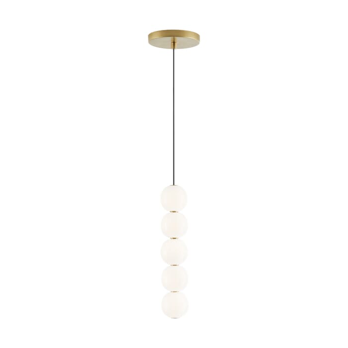 Orbet 1-Light LED Pendant in Natural Brass Orbet 1-Light LED Pendant in Natural Brass