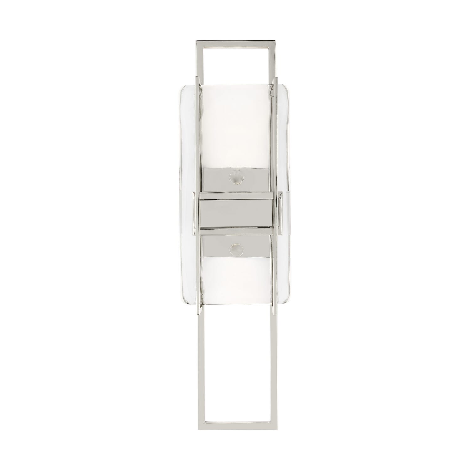 Duelle 1-Light LED Wall Sconce in Polished Nickel