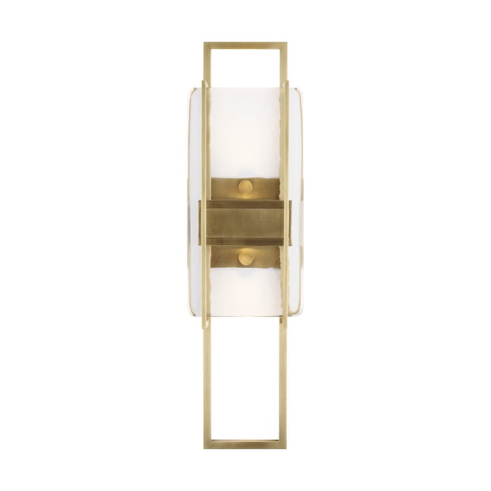 Duelle 1-Light LED Wall Sconce in Natural Brass Duelle 1-Light LED Wall Sconce in Natural Brass