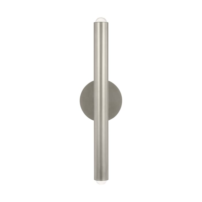 Ebell 1-Light LED Wall Sconce in Antique Nickel Ebell 1-Light LED Wall Sconce in Antique Nickel
