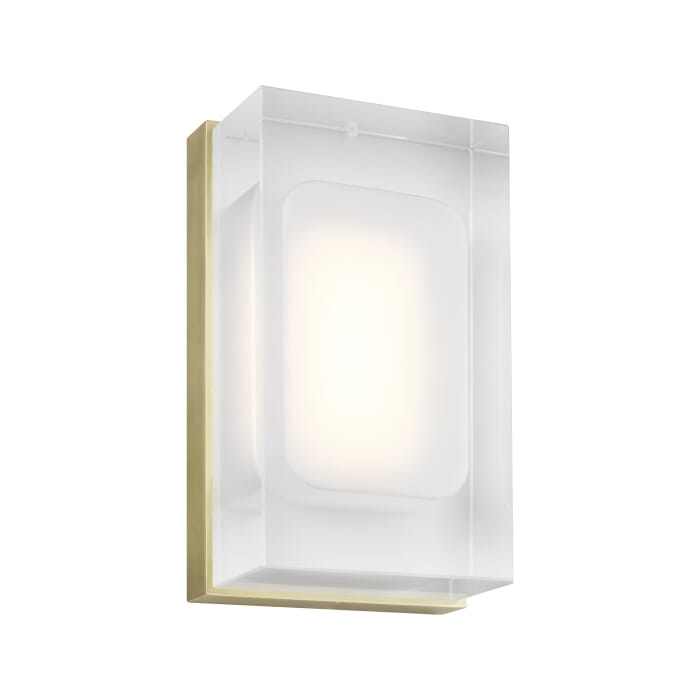 Milley 1-Light LED Wall Sconce in Aged Brass Milley 1-Light LED Wall Sconce in Aged Brass