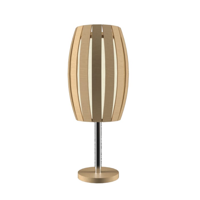 Barrel 1-Light Table Lamp in Maple Barrel 1-Light Table Lamp in Maple