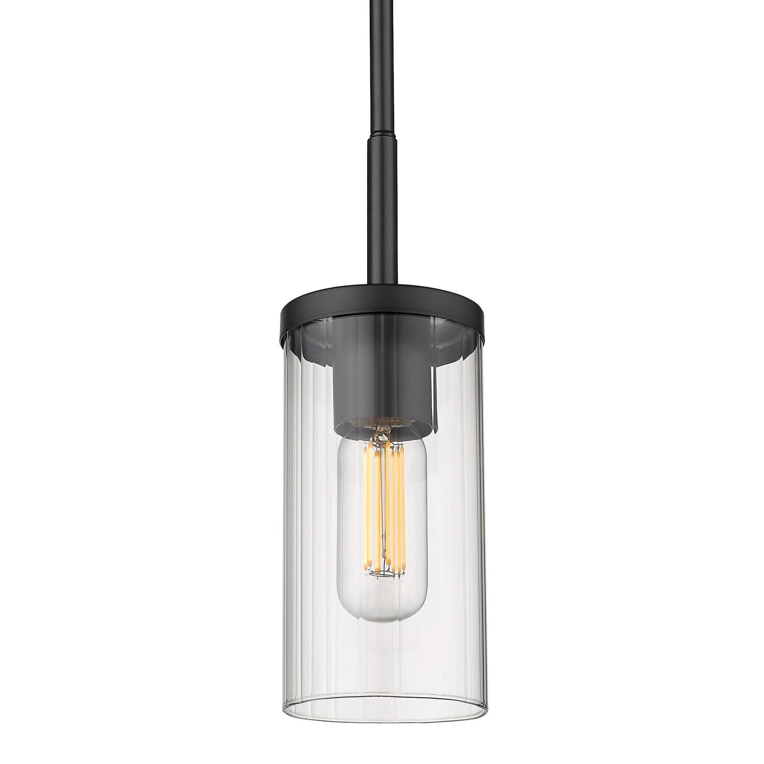 Winslett 1-Light Mini Pendant in Matte Black