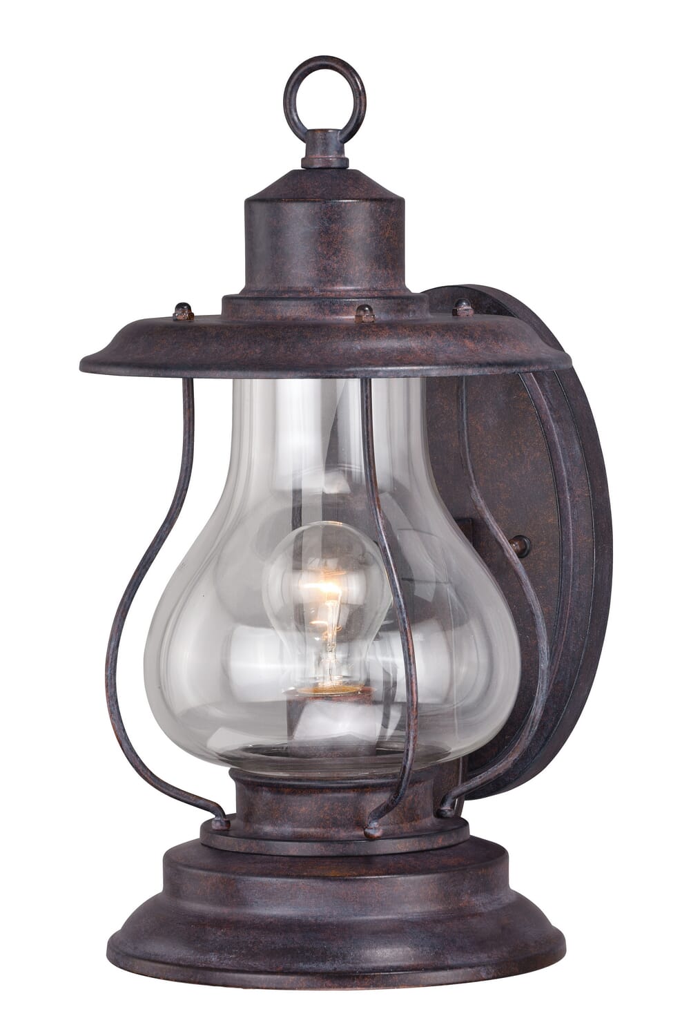 Dockside 1-Light Outdoor Wall Mount in Weathered Patina
