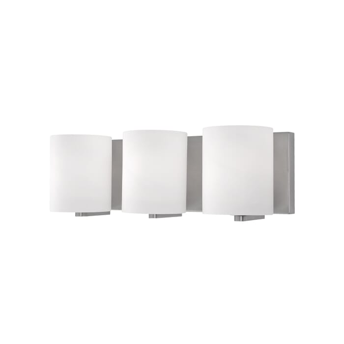 Kuzco Bridgewater 3-Light Bathroom Vanity Light in Nickel Kuzco Bridgewater 3-Light Bathroom Vanity Light in Nickel