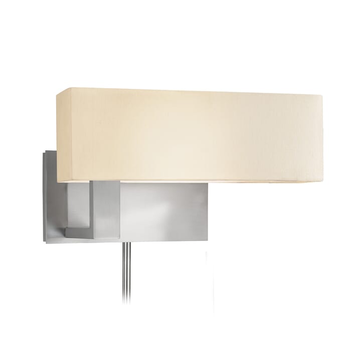Sonneman Mitra Compact Swing 14" CFL Left Sconce in Nickel Sonneman Mitra Compact Swing 14" CFL Left Sconce in Nickel