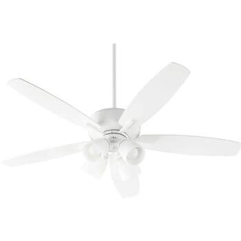 Quorum Breeze 4-Light 52" Indoor Ceiling Fan in Studio White