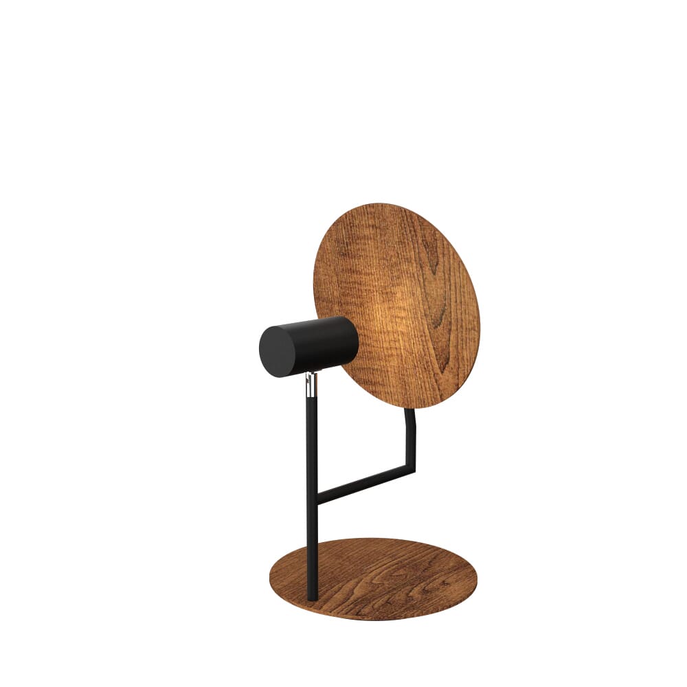 Dot 1-Light Table Lamp in Imbuia