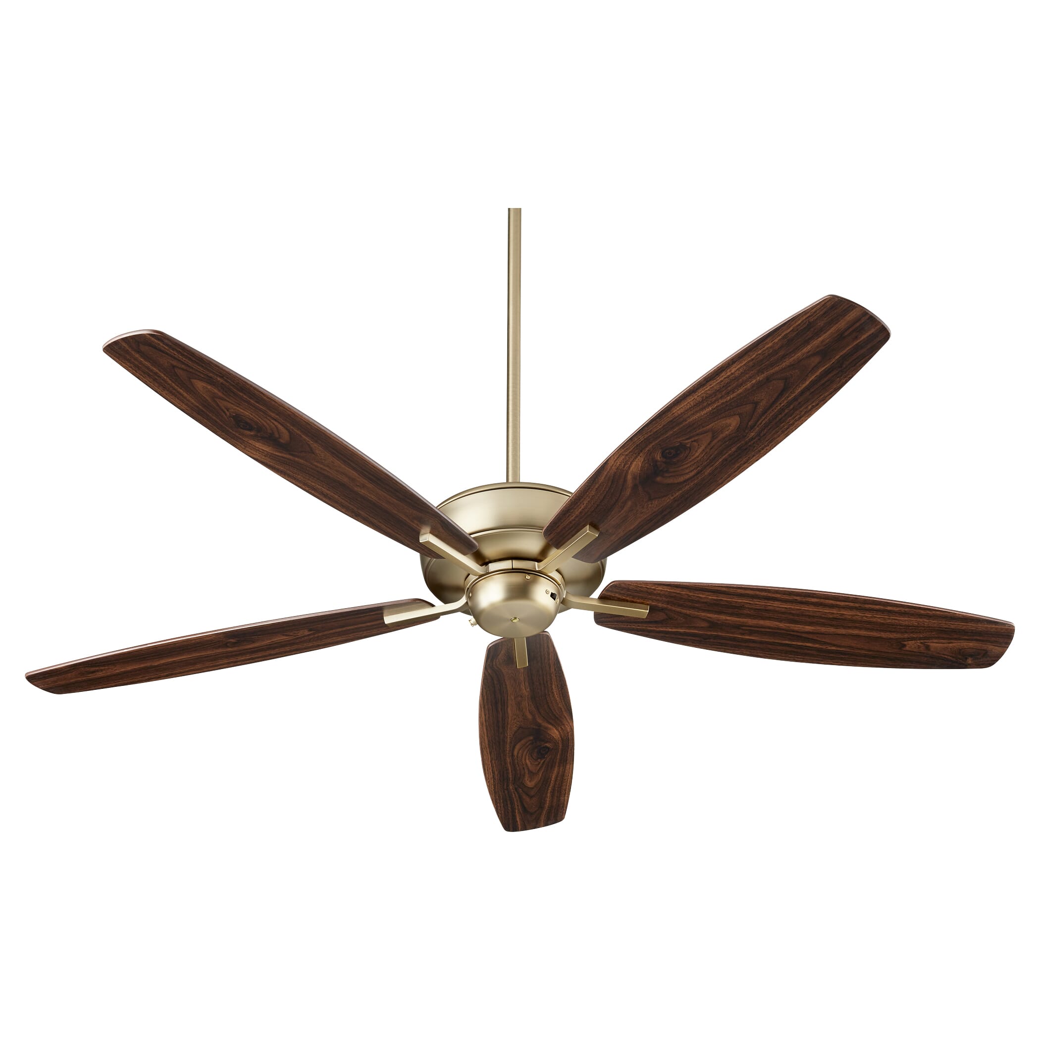 Quorum Breeze 60" Indoor Ceiling Fan in Aged Brass