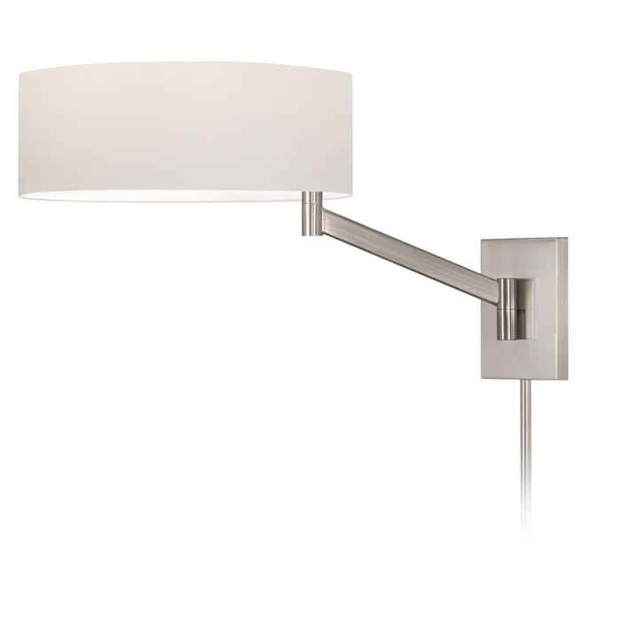 Sonneman Perch 22.5" Swing Arm Wall Lamp in Nickel Finish Sonneman Perch 22.5" Swing Arm Wall Lamp in Nickel Finish