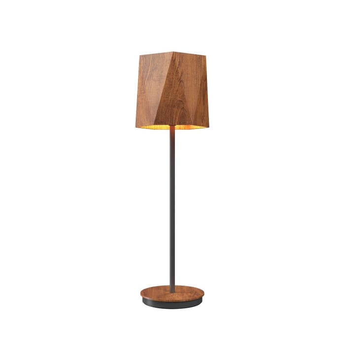 Facet 1-Light Table Lamp in Imbuia Facet 1-Light Table Lamp in Imbuia