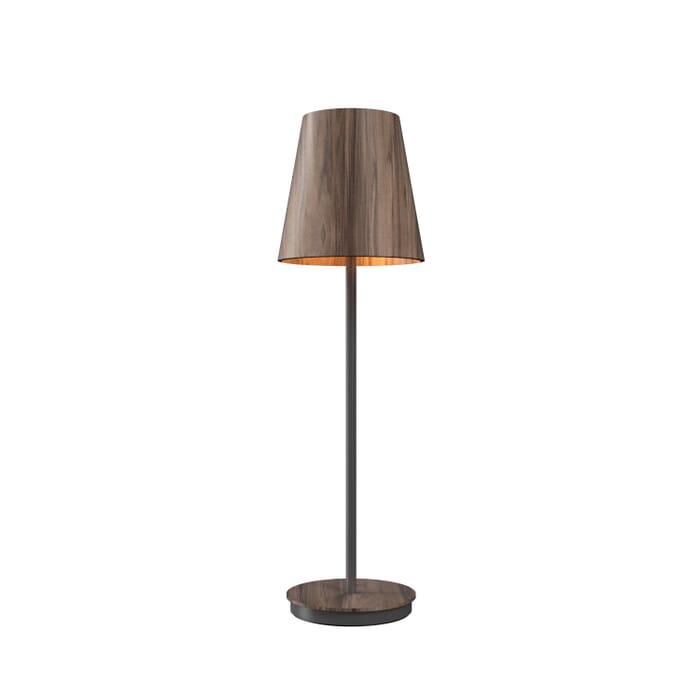Conical 1-Light Table Lamp in American Walnut Conical 1-Light Table Lamp in American Walnut