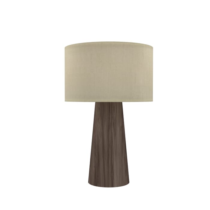 Conical 1-Light Table Lamp in American Walnut Conical 1-Light Table Lamp in American Walnut
