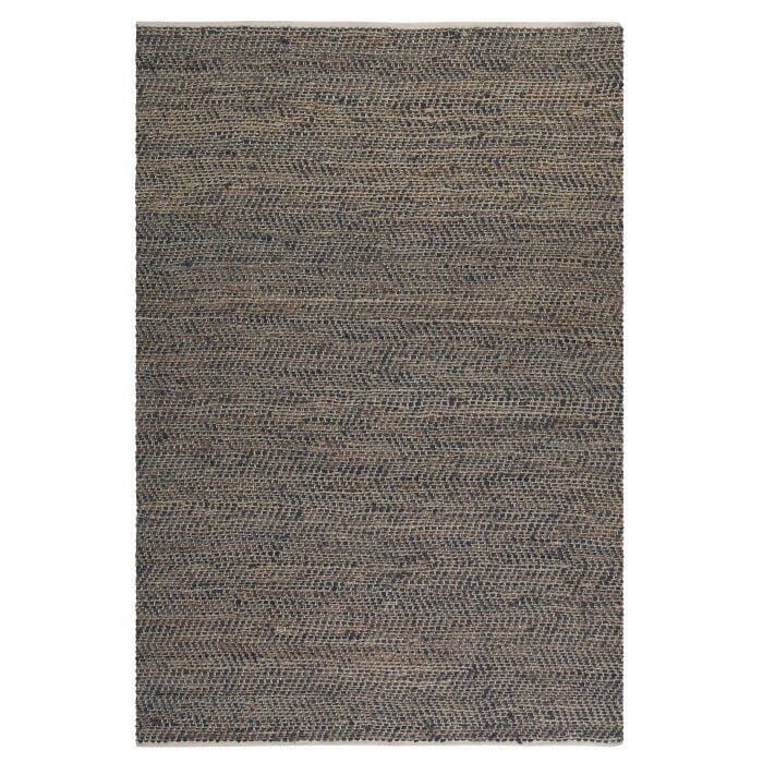 Uttermost Tobais 8 x 5 Rug in Rescued Leather/Nautral Hemp Uttermost Tobais 8 x 5 Rug in Rescued Leather/Nautral Hemp