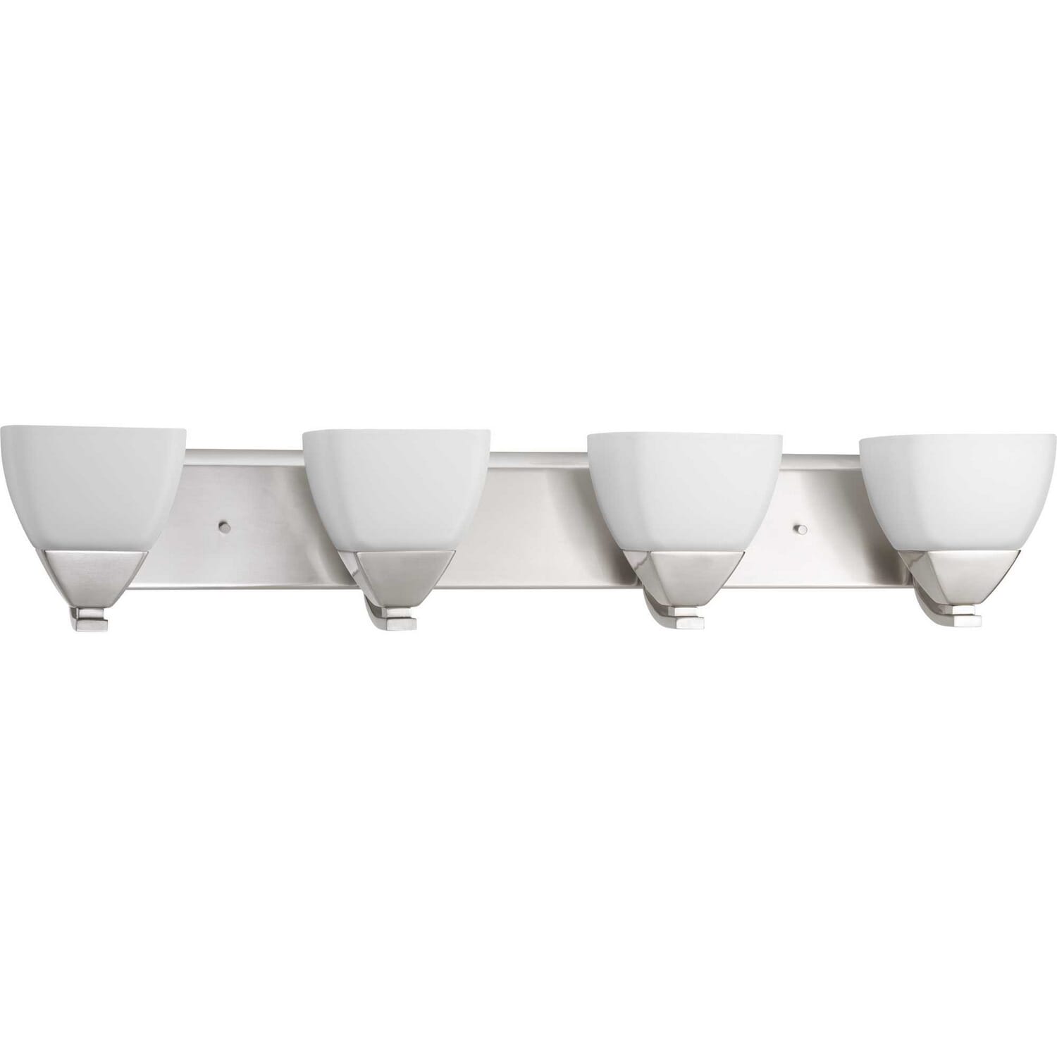 Brushed Nickel Four Light Bath Bracket from the Appeal Collection