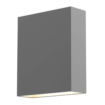 Sonneman Flat Box 7" Wall Sconce in Textured Gray