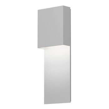 Sonneman Flat Box 17" Wall Sconce in Textured White