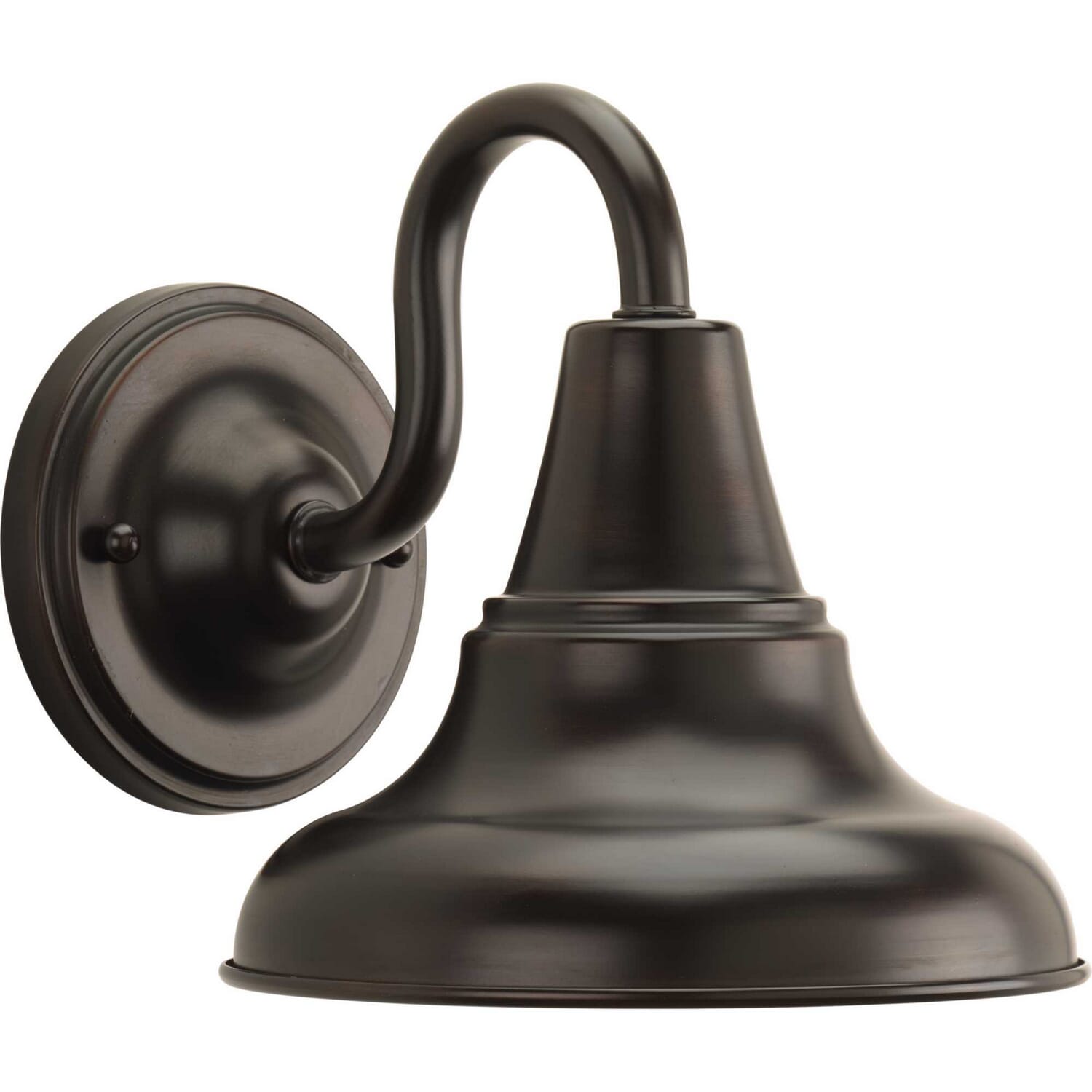 Antique Bronze LED Wall Lantern from the District Led Collection