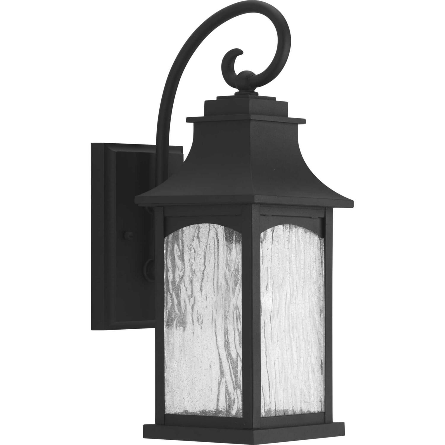 Black One Light Wall Lantern from the Maison Collection