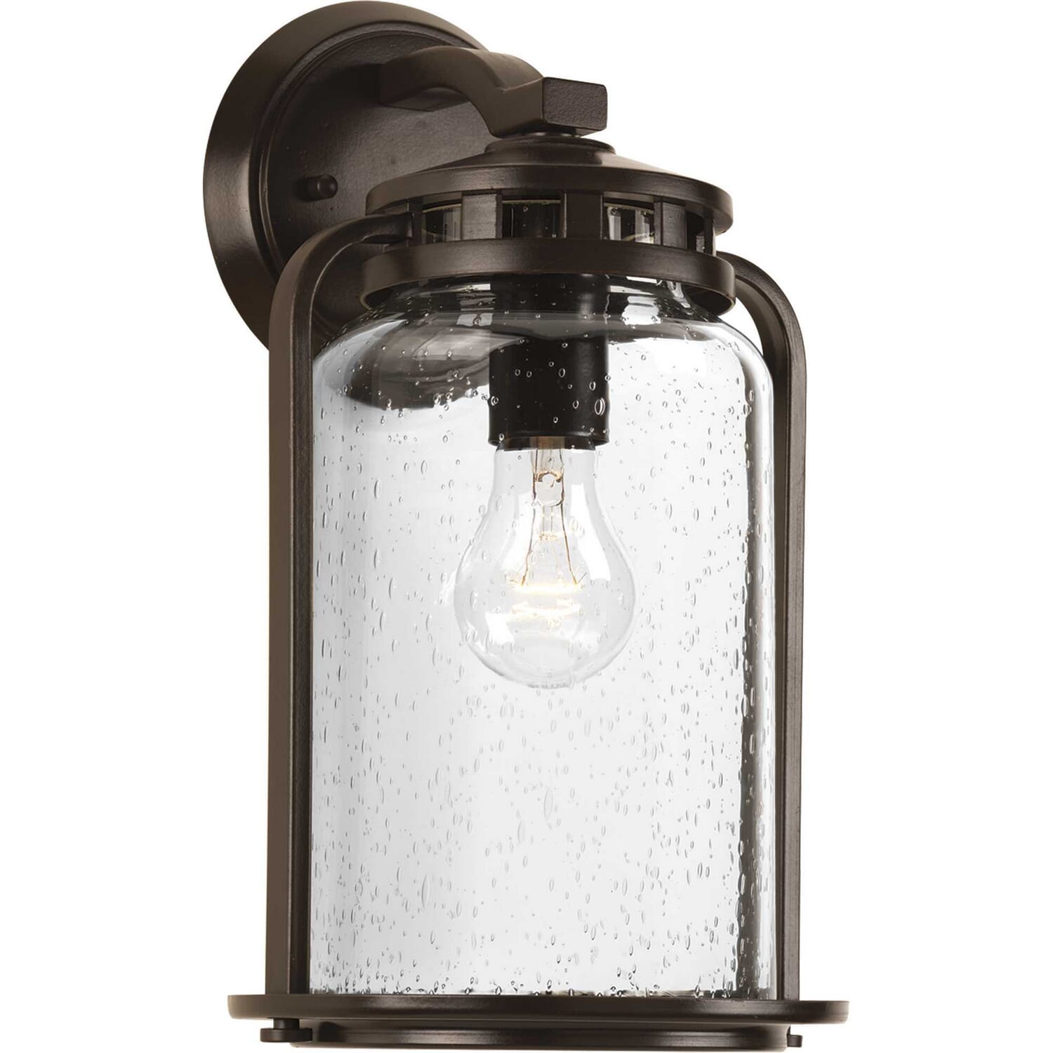Antique Bronze One Light Wall Lantern from the Botta Collection