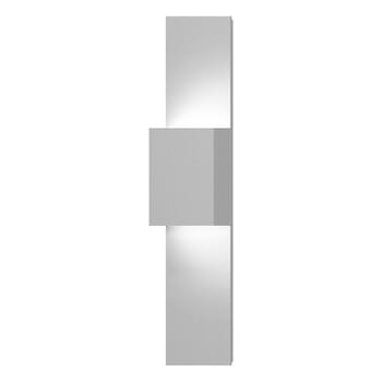 Sonneman Flat Box 2-Light 25" Wall Sconce in Textured White