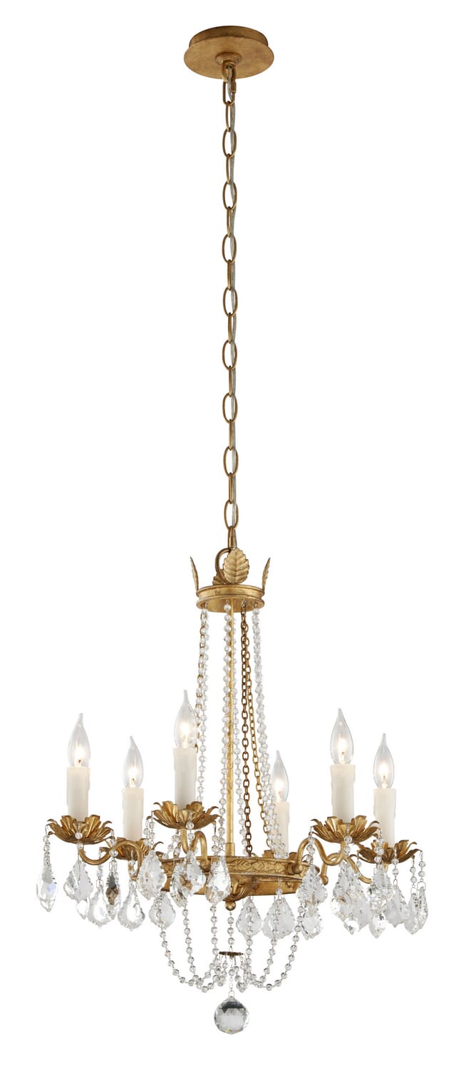Six Light Chandelier by Troy Lighting