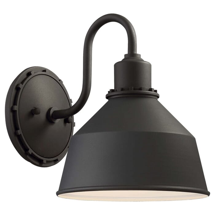 The Great Outdoors Mantiel 10" Outdoor Wall Light in Black The Great Outdoors Mantiel 10" Outdoor Wall Light in Black