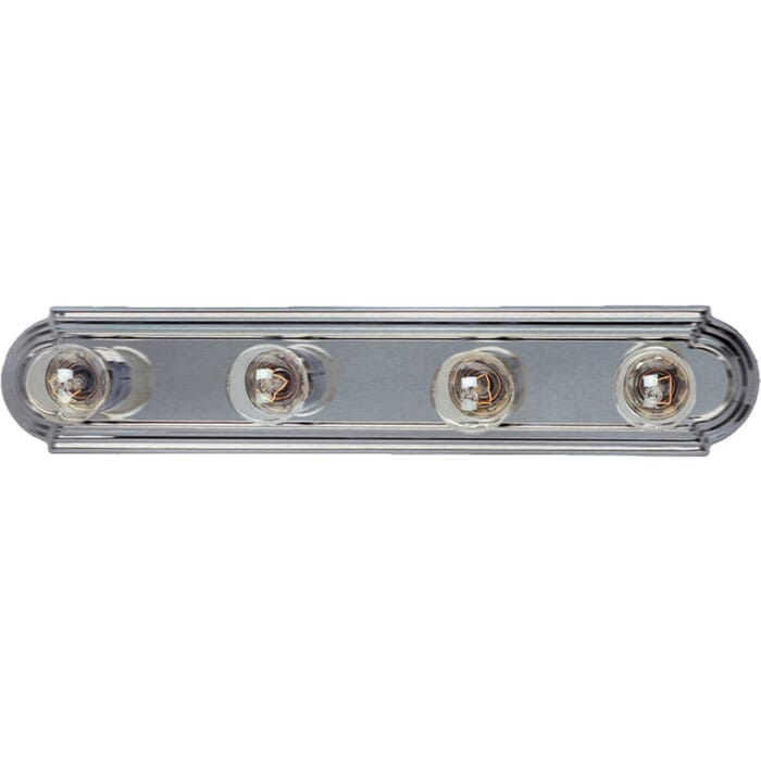 Essentials - 712x 4-Light Bathroom Vanity Light in Satin Nickel Essentials - 712x 4-Light Bathroom Vanity Light in Satin Nickel