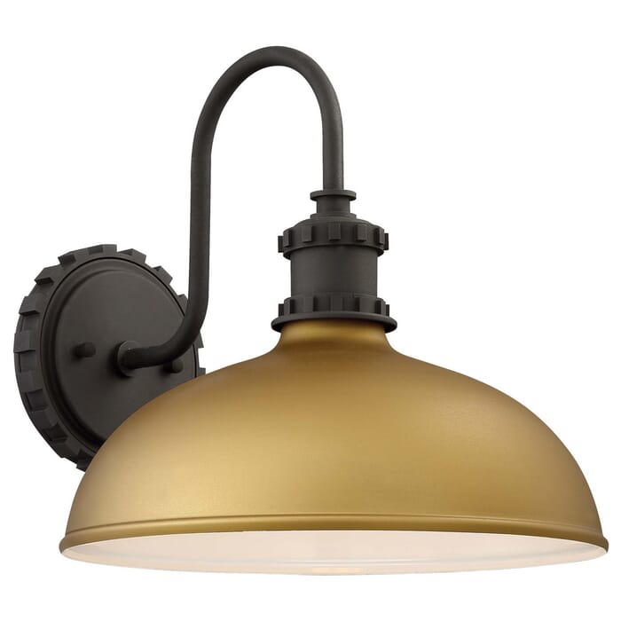 The Great Outdoors Escudilla 12" Outdoor Wall Light in Painted Honey Gold The Great Outdoors Escudilla 12" Outdoor Wall Light in Painted Honey Gold