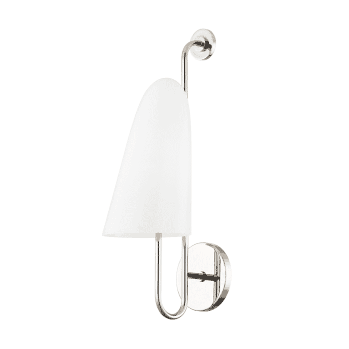 Hudson Valley Slate Hill Wall Sconce in Polished Nickel Hudson Valley Slate Hill Wall Sconce in Polished Nickel