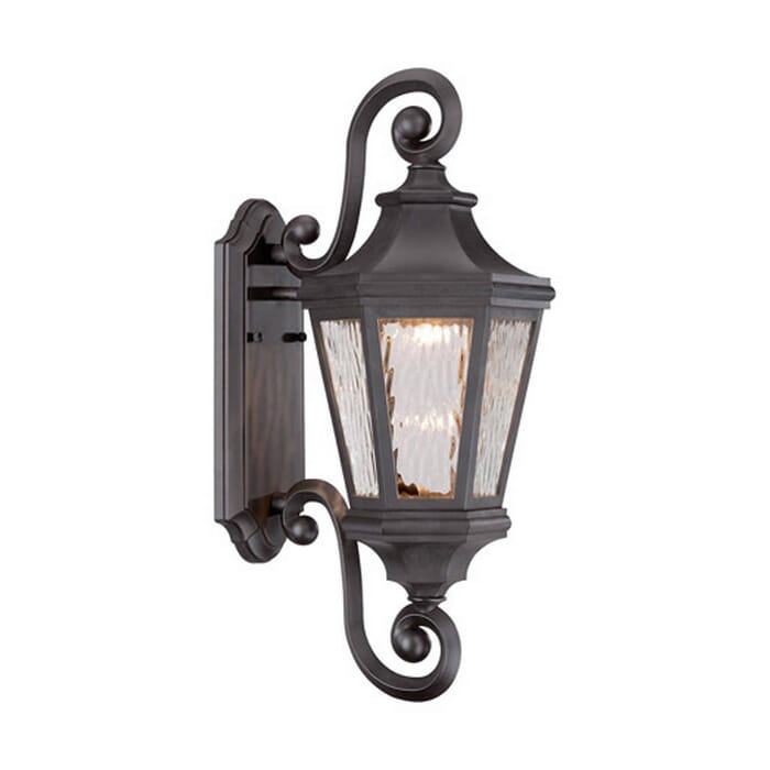 The Great Outdoors Hanford Pointe 22" Outdoor Wall Light in Oil Rubbed Bronze The Great Outdoors Hanford Pointe 22" Outdoor Wall Light in Oil Rubbed Bronze