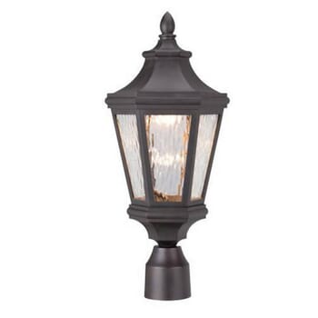The Great Outdoors Hanford Pointe 20" Outdoor Post Light in Oil Rubbed Bronze