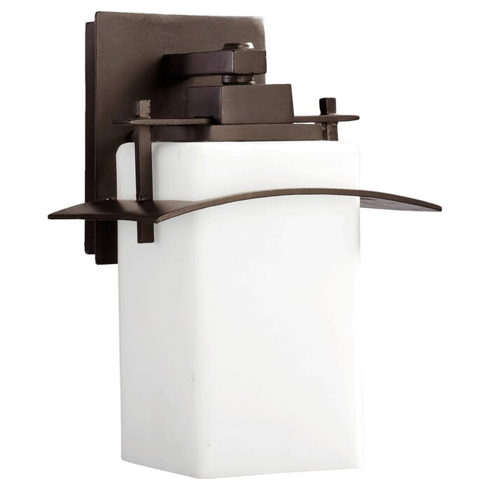 Quorum Kirkland 11" Outdoor Wall Light in Oiled Bronze Quorum Kirkland 11" Outdoor Wall Light in Oiled Bronze