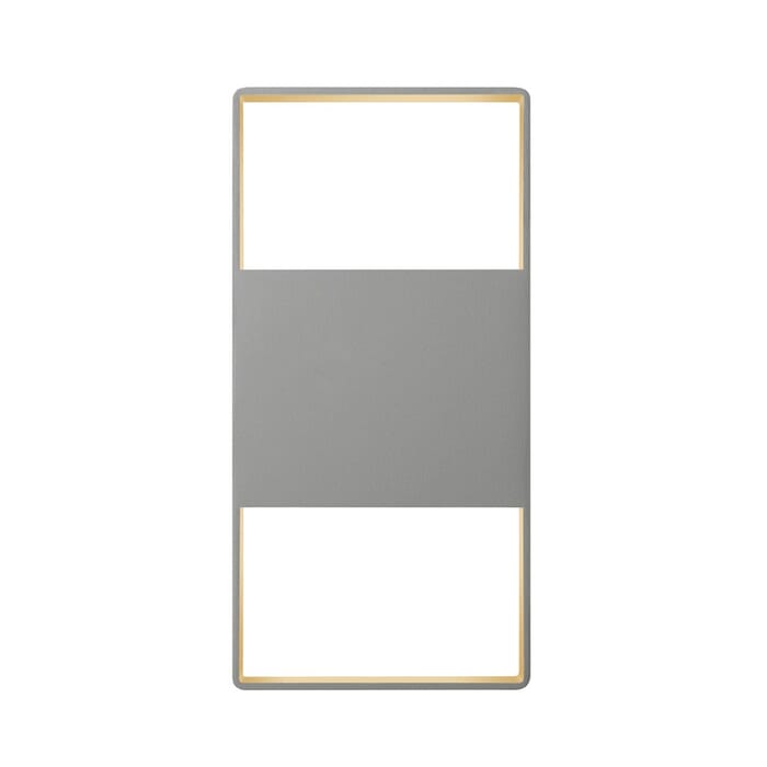 Sonneman Light Frames 14" Up/Down LED Wall Sconce in Textured Gray Sonneman Light Frames 14" Up/Down LED Wall Sconce in Textured Gray