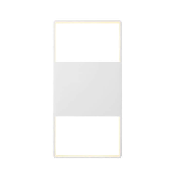 Sonneman Light Frames 14" Up/Down LED Wall Sconce in Textured White Sonneman Light Frames 14" Up/Down LED Wall Sconce in Textured White