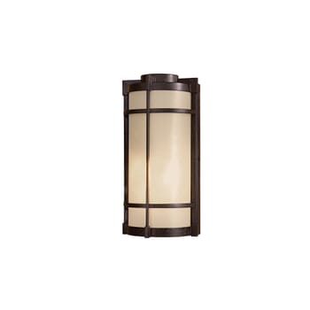 The Great Outdoors Andrita Court Outdoor Wall Light in Textured French Bronze