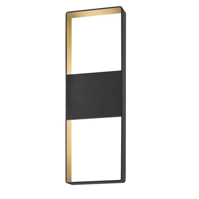 Sonneman Light Frames 21" Up/Down LED Wall Sconce in Textured Bronze Sonneman Light Frames 21" Up/Down LED Wall Sconce in Textured Bronze
