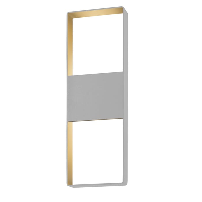 Sonneman Light Frames 21" Up/Down LED Wall Sconce in Textured Gray Sonneman Light Frames 21" Up/Down LED Wall Sconce in Textured Gray