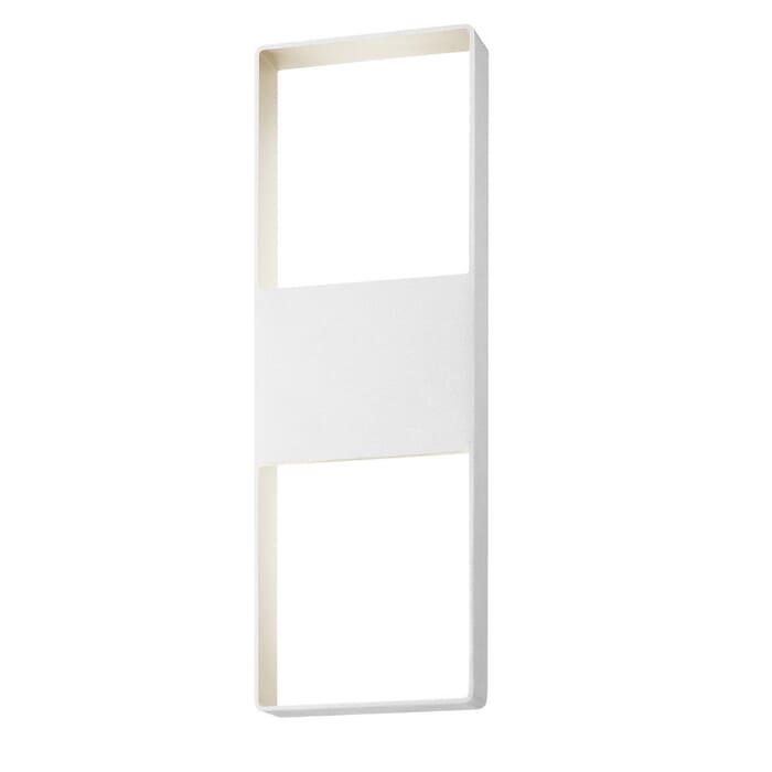 Sonneman Light Frames 21" Up/Down LED Wall Sconce in Textured White Sonneman Light Frames 21" Up/Down LED Wall Sconce in Textured White