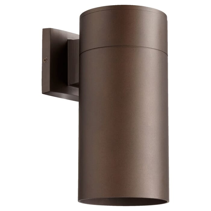 Quorum Cylinder 12" Outdoor Wall Light in Oiled Bronze Quorum Cylinder 12" Outdoor Wall Light in Oiled Bronze