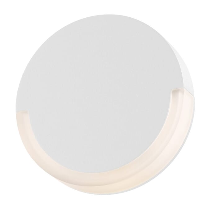 Sonneman CRCL 6" LED Wall Sconce in Textured White Sonneman CRCL 6" LED Wall Sconce in Textured White