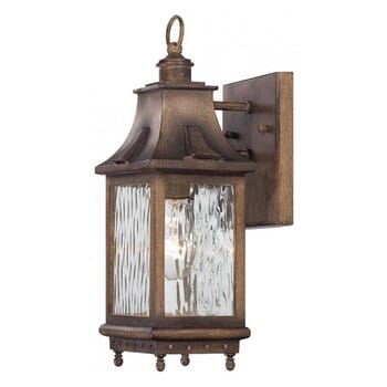 The Great Outdoors Wilshire Park 14" Outdoor Wall Light in Portsmouth Bronze