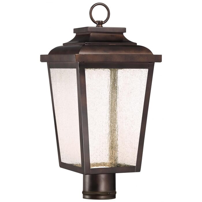 The Great Outdoors Irvington Manor Led 18" Outdoor Post Light in Chelesa Bronze The Great Outdoors Irvington Manor Led 18" Outdoor Post Light in Chelesa Bronze