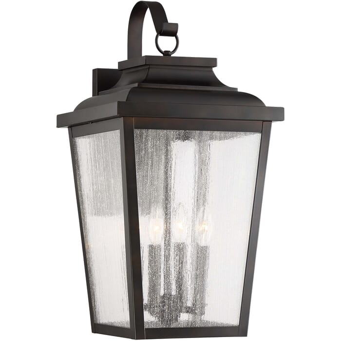 The Great Outdoors Irvington Manor 4-Light 24" Outdoor Wall Light in Chelesa Bronze The Great Outdoors Irvington Manor 4-Light 24" Outdoor Wall Light in Chelesa Bronze