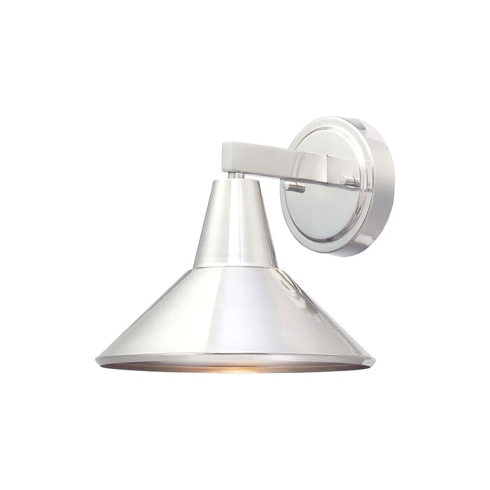 The Great Outdoors Bay Crest 8" Outdoor Wall Light in Brushed Stainless Steel The Great Outdoors Bay Crest 8" Outdoor Wall Light in Brushed Stainless Steel