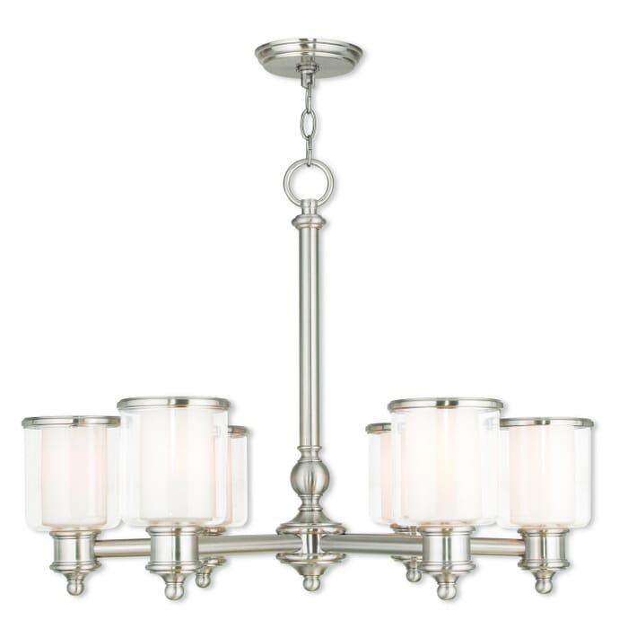 Middlebush 6-Light Chandelier in Brushed Nickel Middlebush 6-Light Chandelier in Brushed Nickel