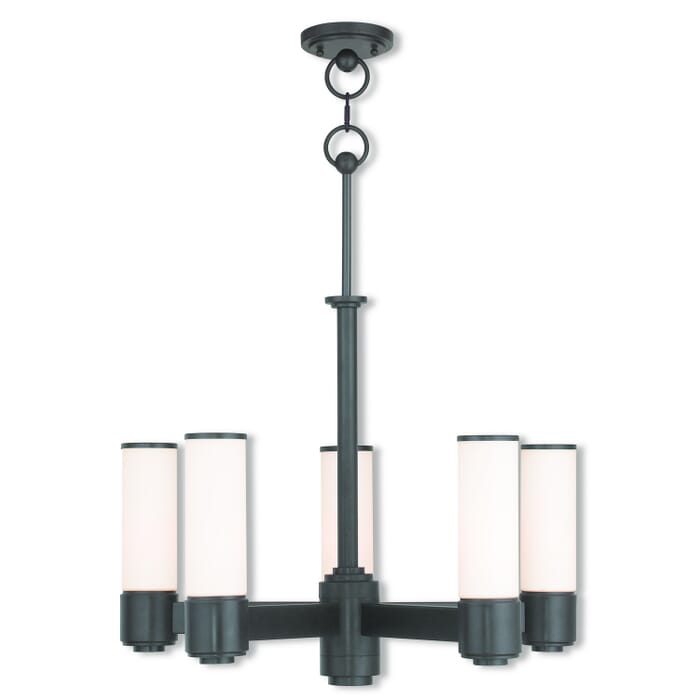 Weston 6-Light Chandelier in English Bronze Weston 6-Light Chandelier in English Bronze