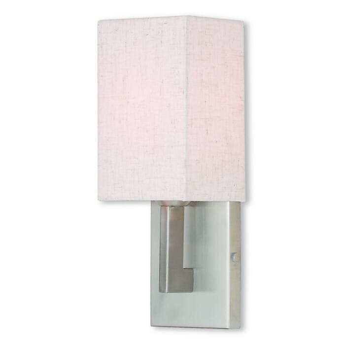 ADA Wall Sconces 1-Light Wall Sconce in Brushed Nickel ADA Wall Sconces 1-Light Wall Sconce in Brushed Nickel
